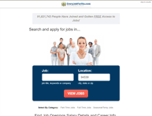 Tablet Screenshot of everyjobforme.com
